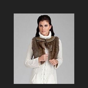 Gianni Bini faux fur vest
